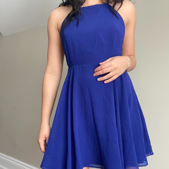 Blue Mini Dress